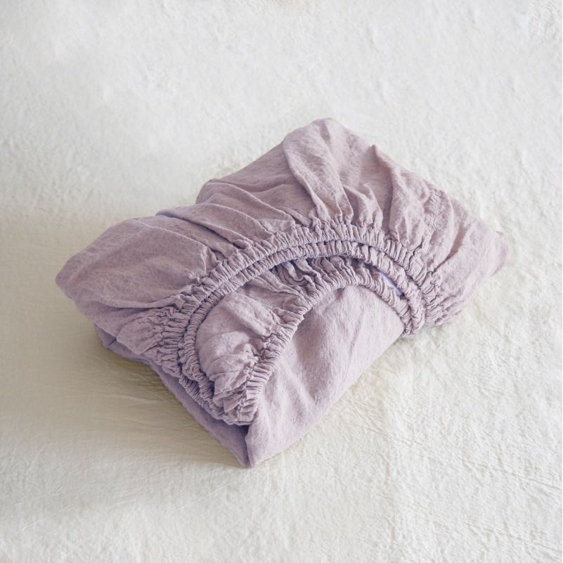 Sömn Linen Fitted Sheet — product gallery image 29