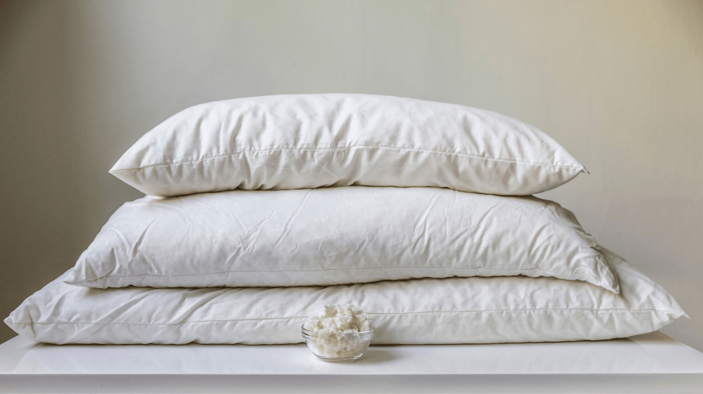 Organic Chipped Latex Pillow - Adjustable fill