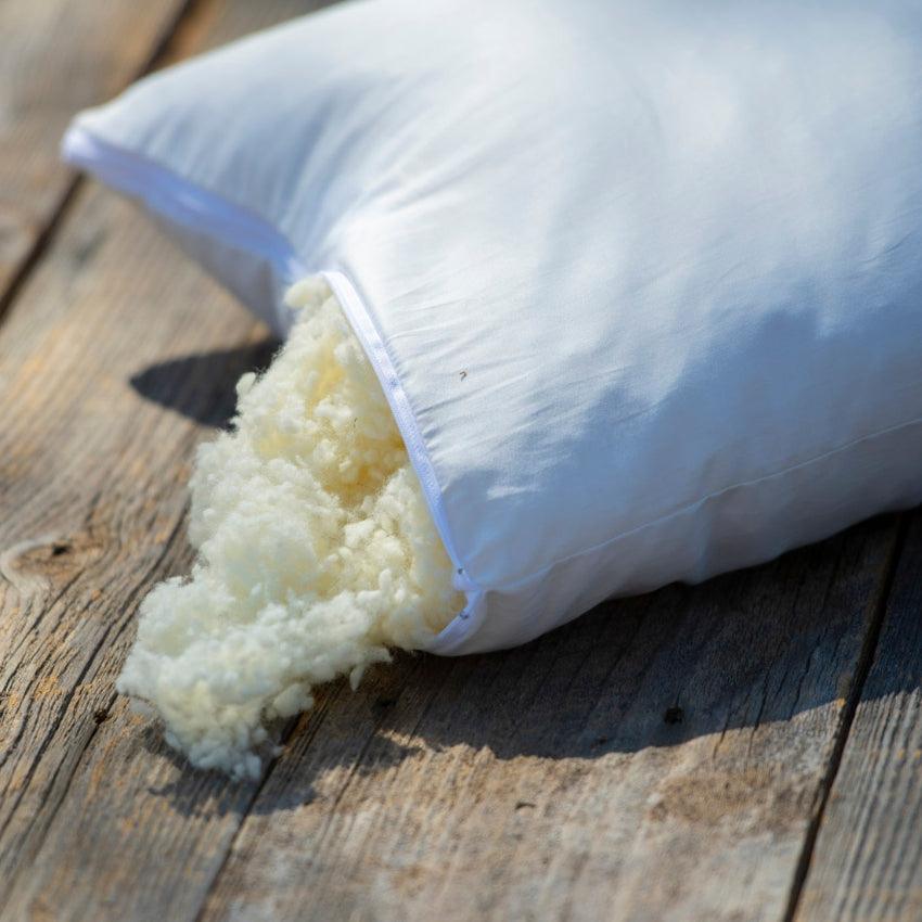 Organic Wool Knop Pillow