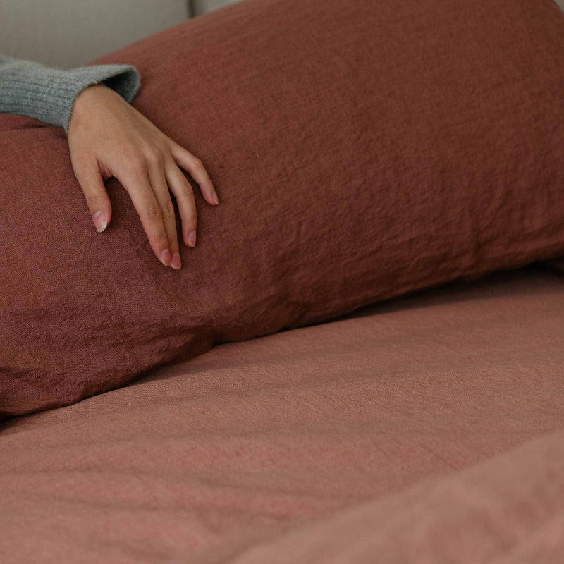 Sömn Linen Fitted Sheet — product gallery image 9