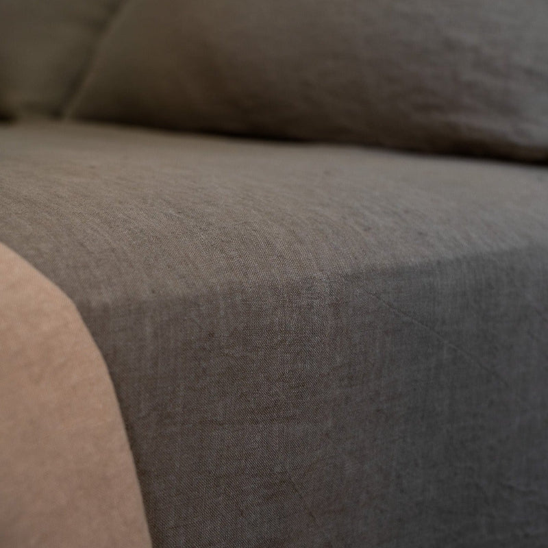 Sömn Linen Fitted Sheet — product gallery image 4