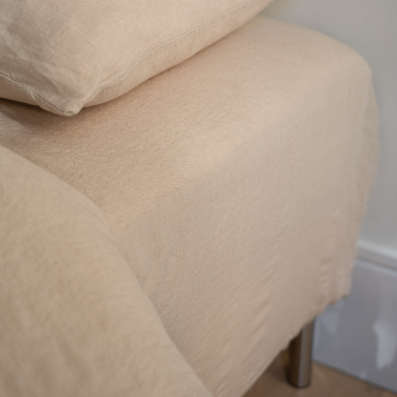 Sömn Linen Fitted Sheet — product gallery image 8