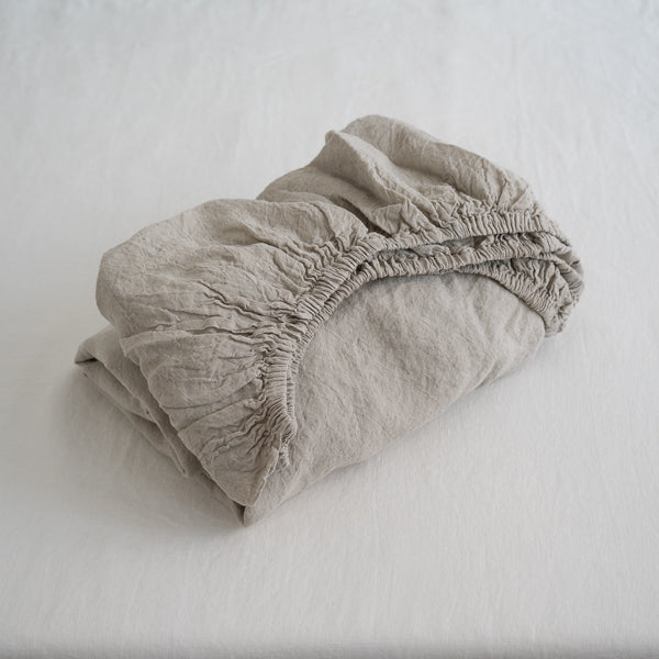 Sömn Linen Fitted Sheet — product gallery image 15