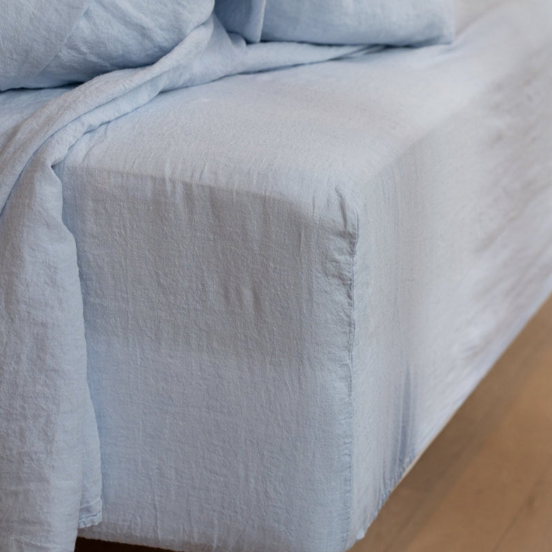 Sömn Linen Fitted Sheet — product gallery image 7