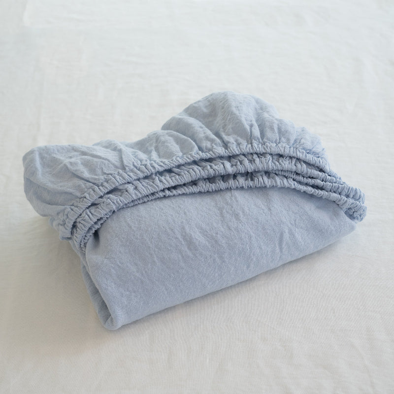 Sömn Linen Fitted Sheet — product gallery image 17