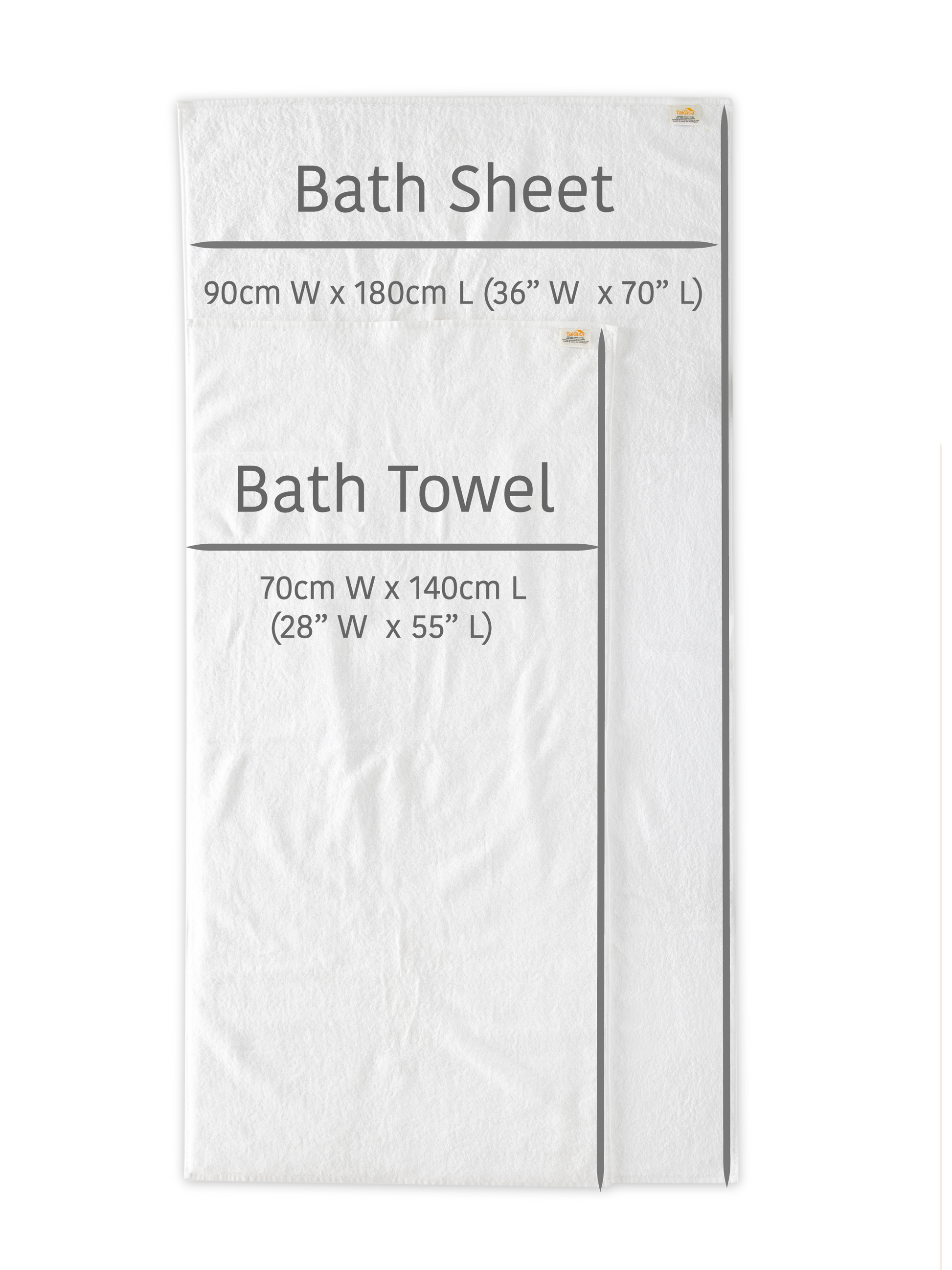 Organic and Fairtrade Cotton Bath Sheet in White#color_white