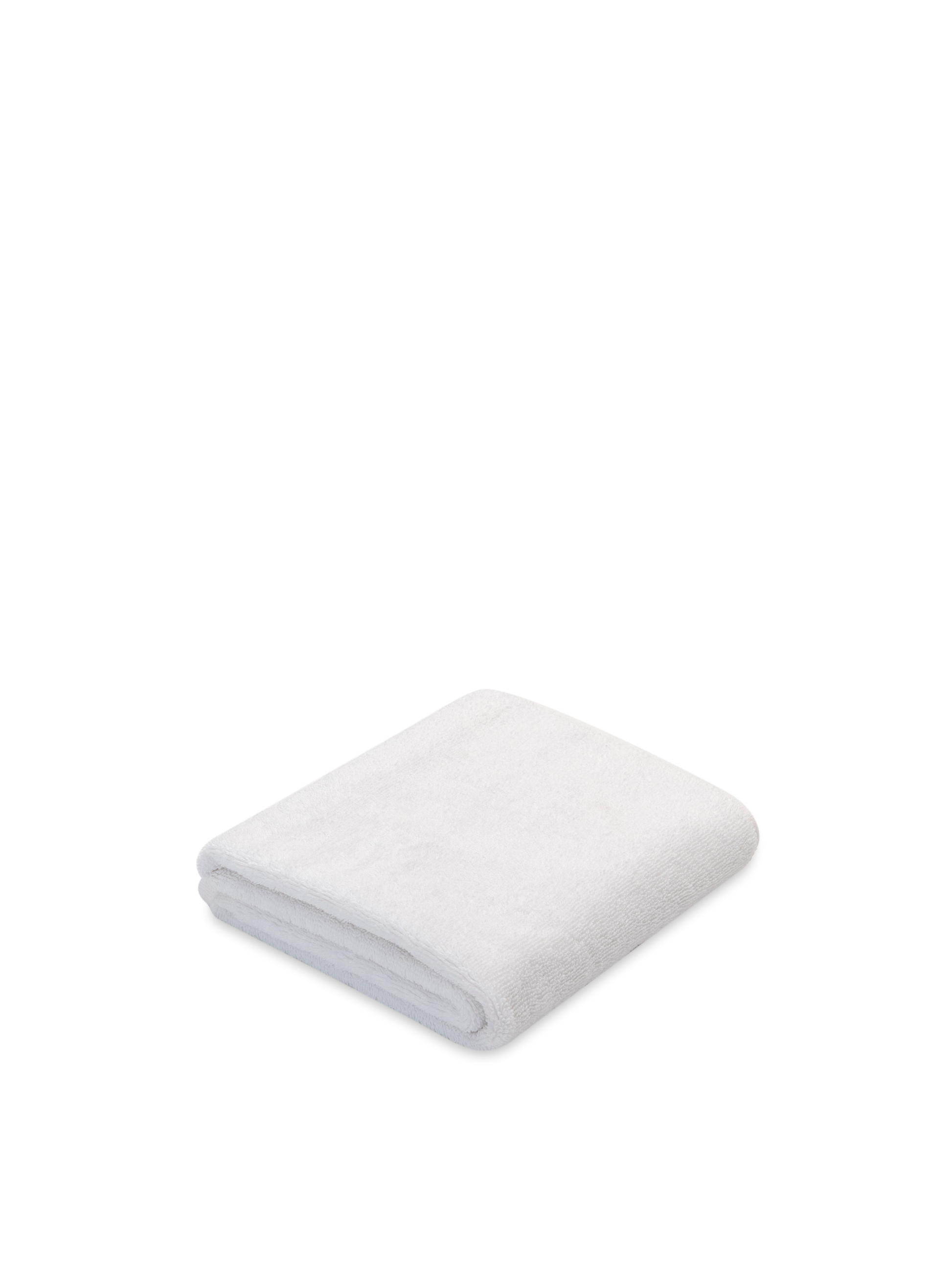 Organic and Fairtrade Cotton Hand Towel in White#color_white