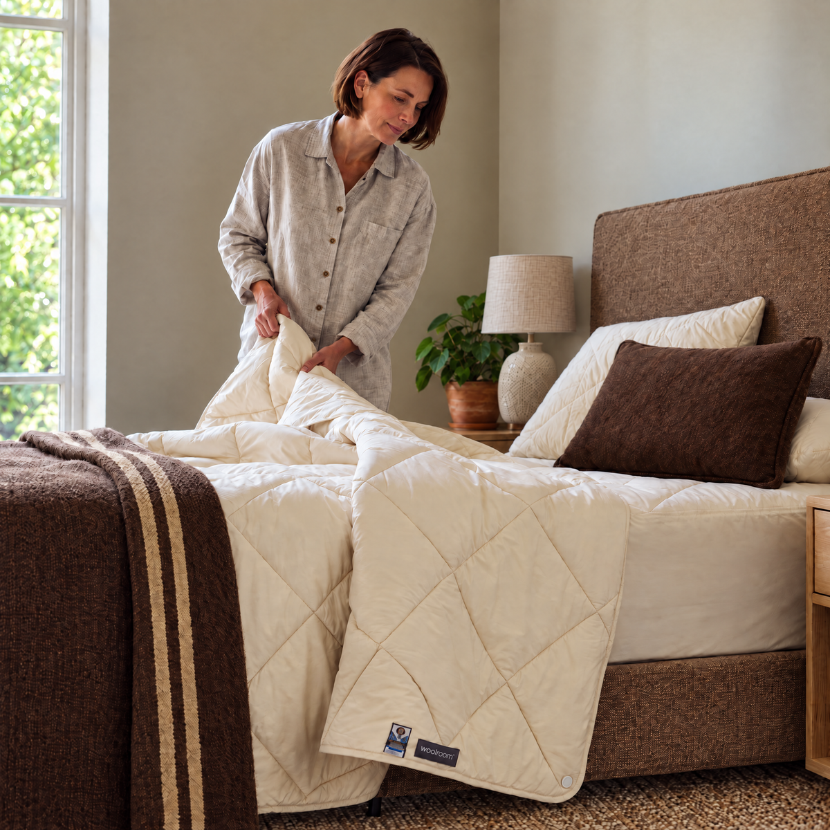 Woolroom Deluxe Washable 3-in-1 Wool Duvet - All Season