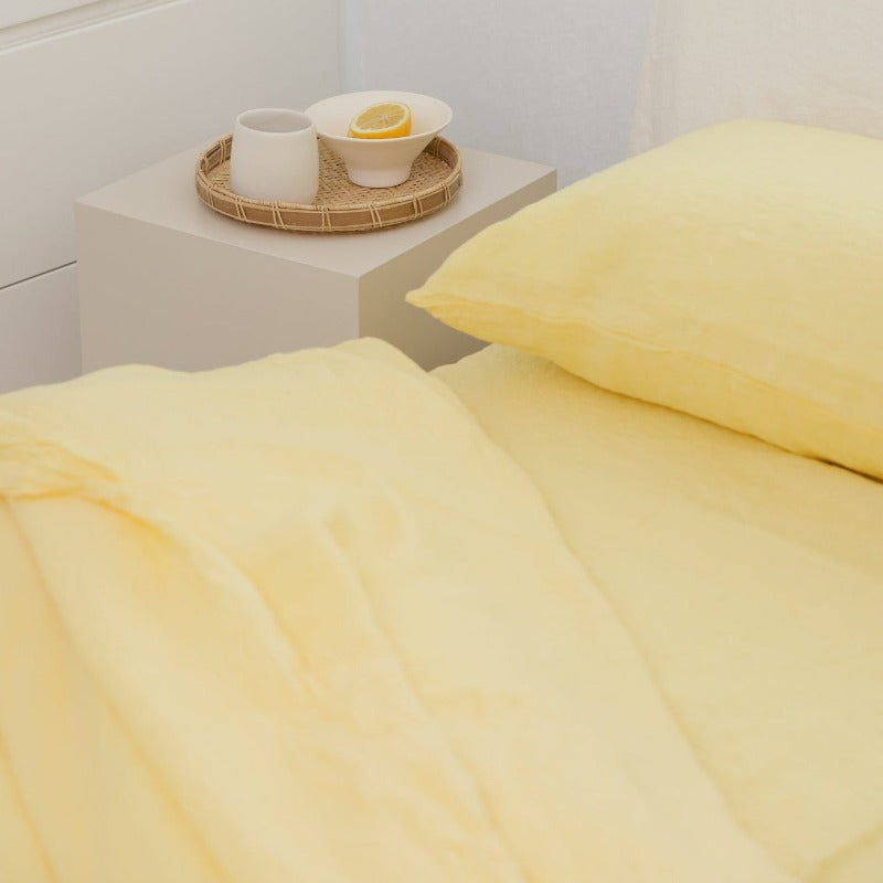 Sömn Linen Fitted Sheet — product gallery image 11