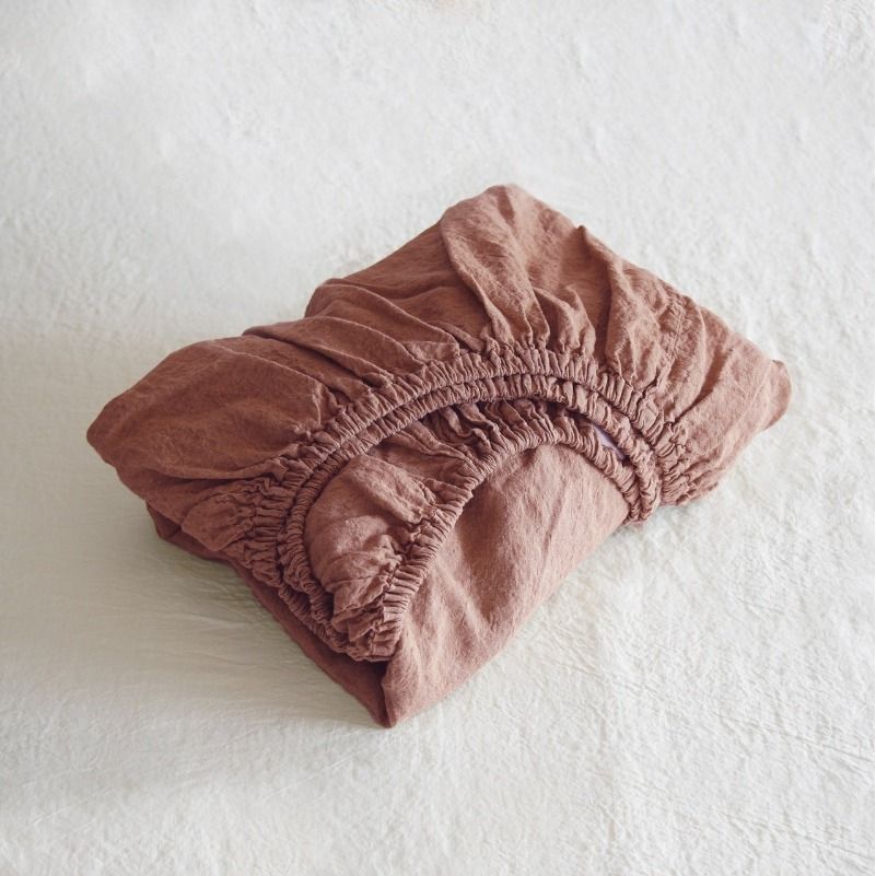Sömn Linen Fitted Sheet — product gallery image 23
