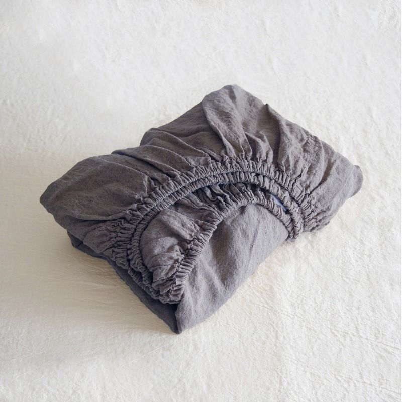 Sömn Linen Fitted Sheet — product gallery image 20
