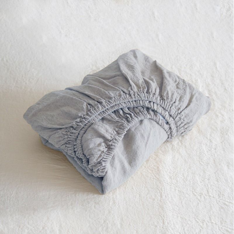 Sömn Linen Fitted Sheet — product gallery image 18