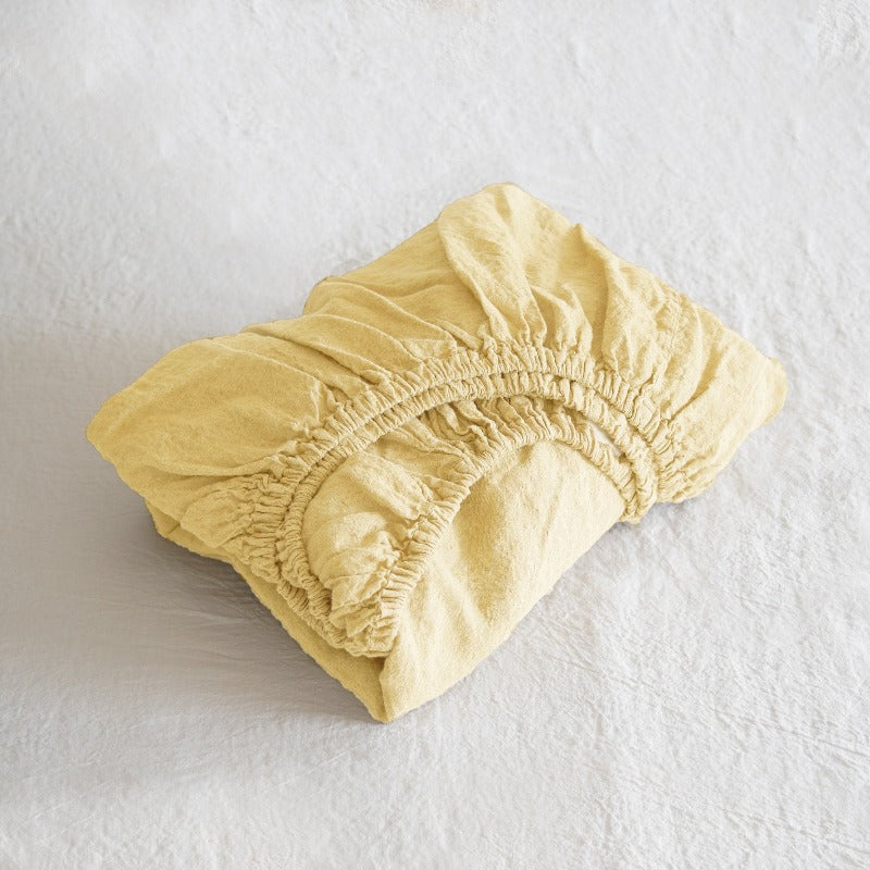Sömn Linen Fitted Sheet — product gallery image 26