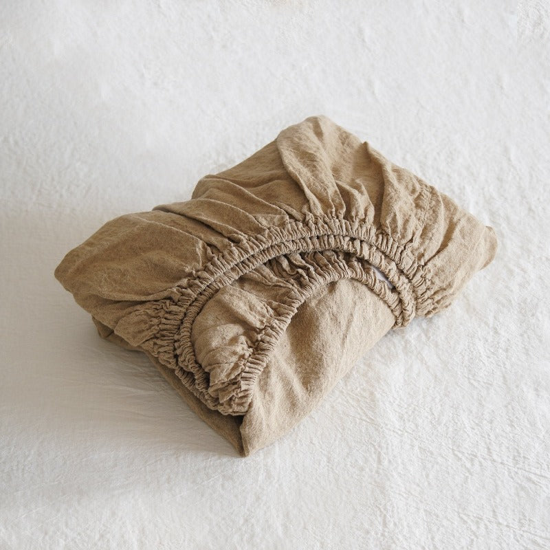 Sömn Linen Fitted Sheet — product gallery image 25