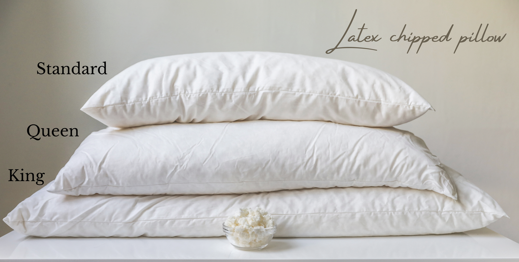 Heritage Classic Latex Chipped Adjustable Pillow - extra fill
